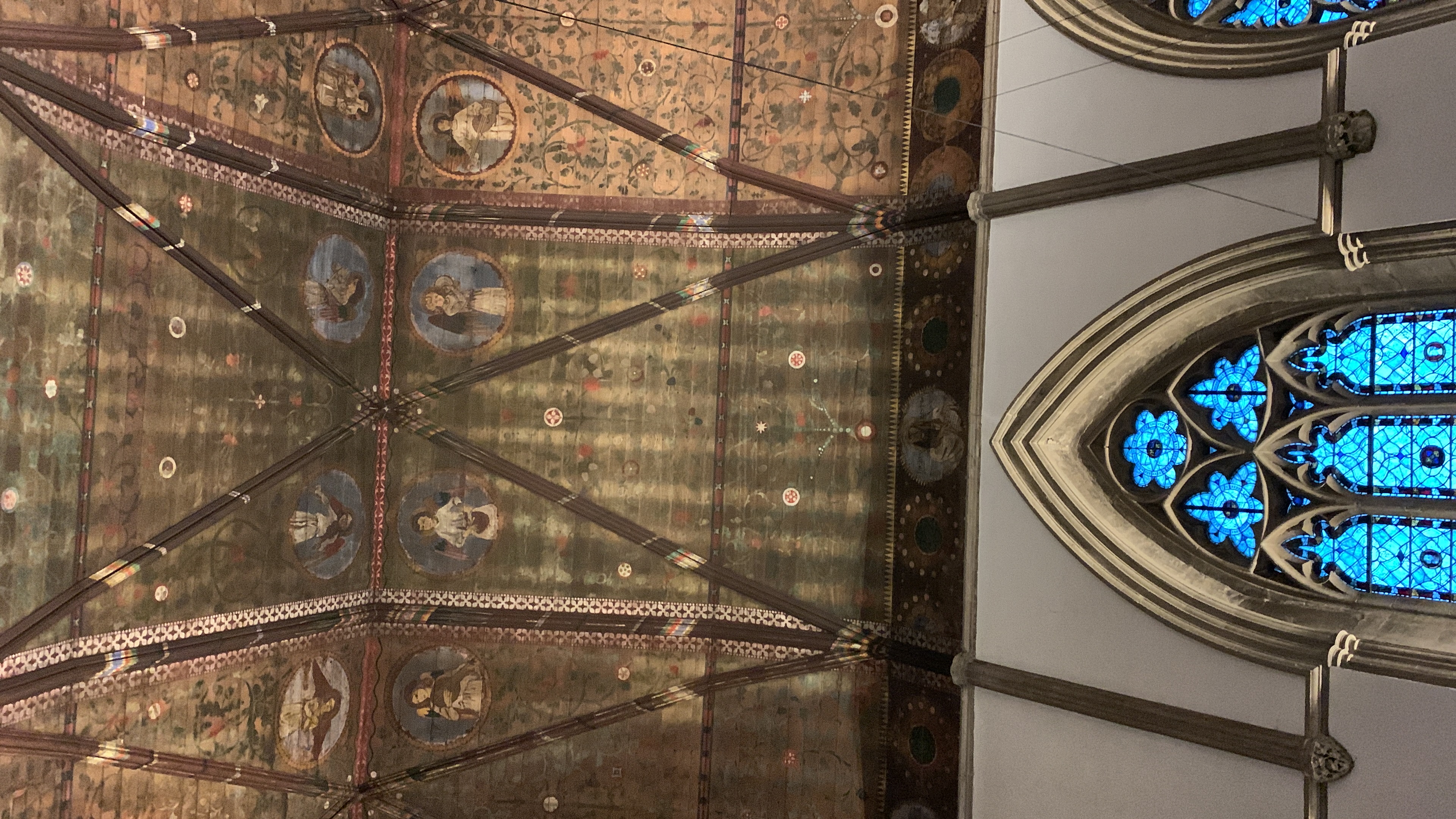 Ceiling of the Merton College Chapel